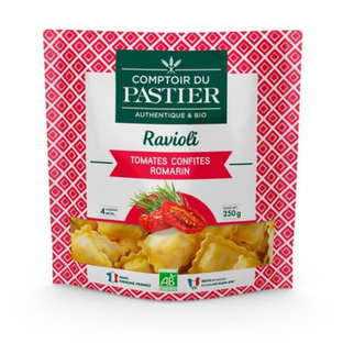 Ravioli tomates confites et romarin bio