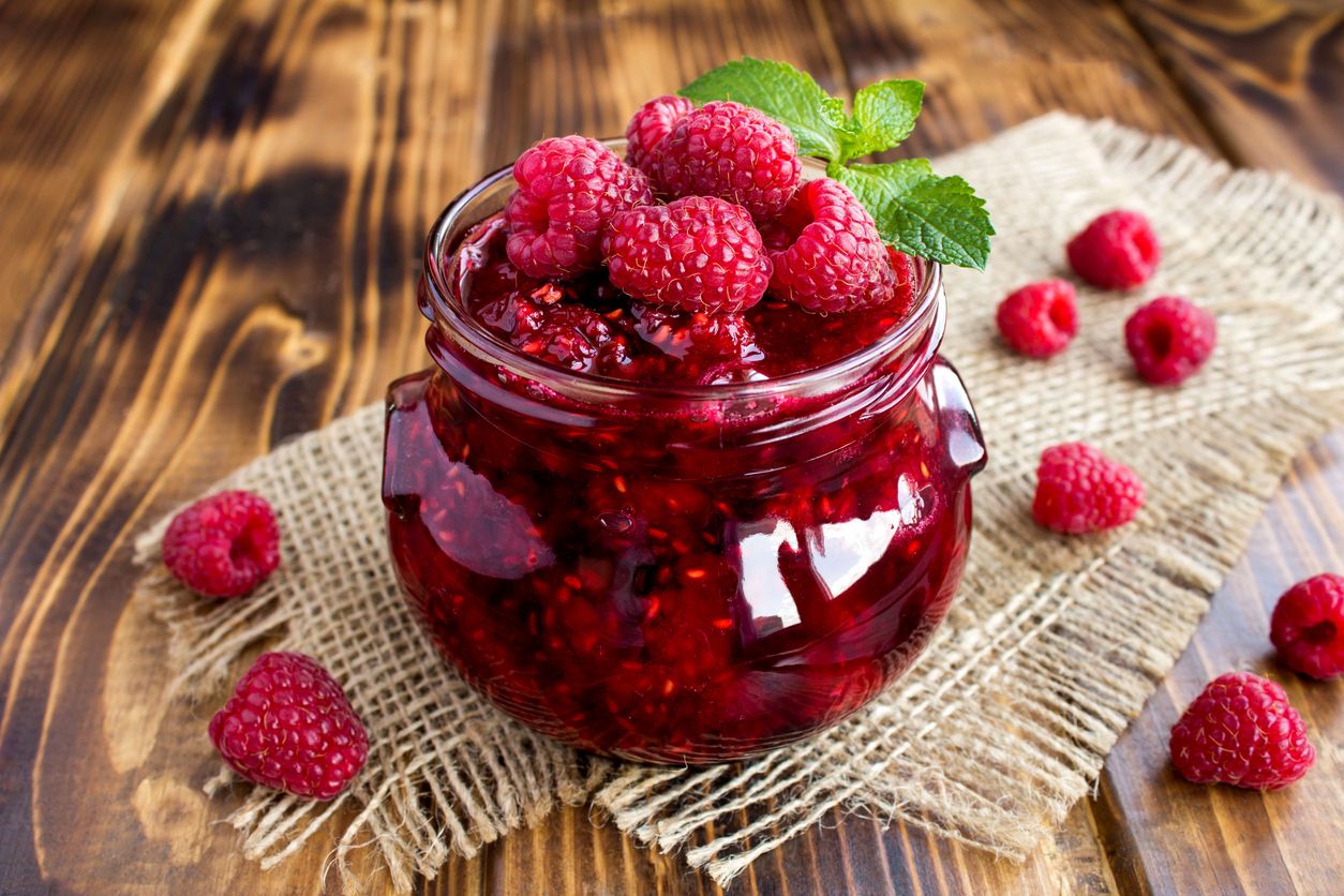 Confiture de framboise bio