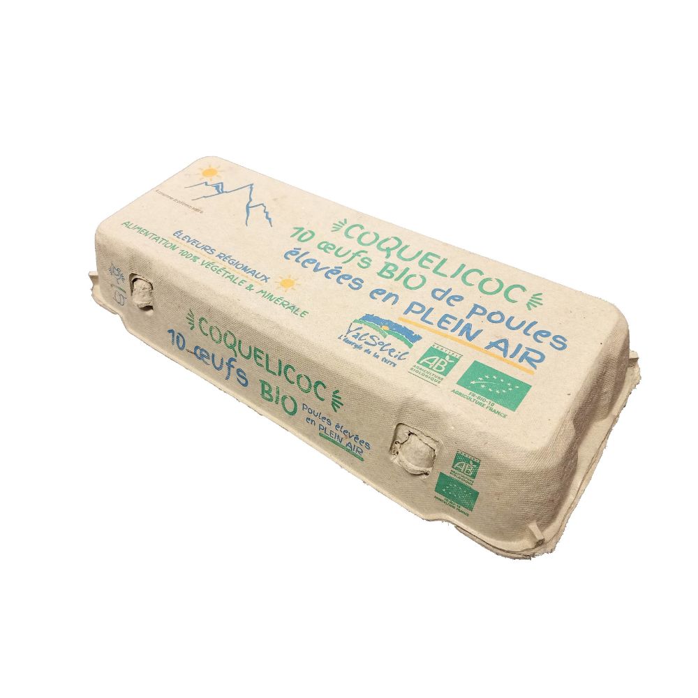 Œufs plein air bio x 10