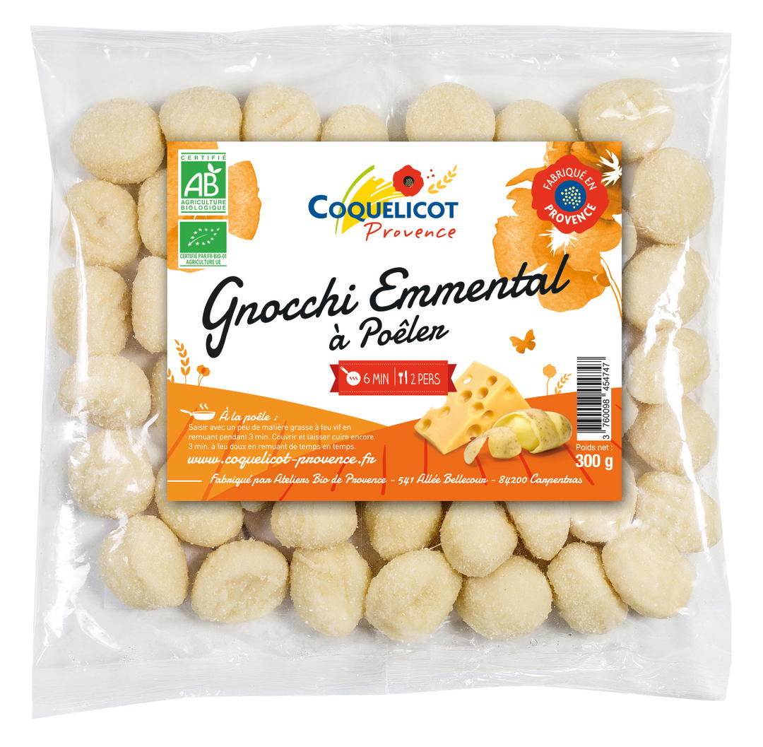 Gnocchi à l'emmental à poêler bio