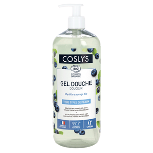 Gel douche douceur myrtille sauvage certifié Cosmos Organic