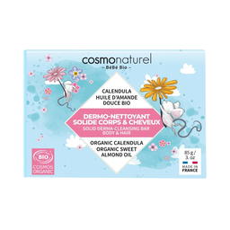 Dermo-Nettoyant Solide Corps et Cheveux Bébé Bio