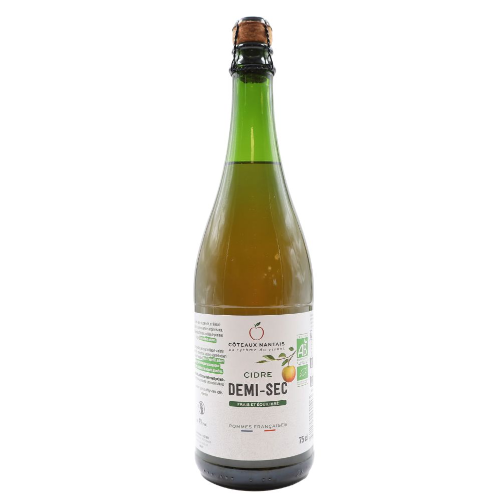 Cidre demi-sec Demeter 3,9° bio