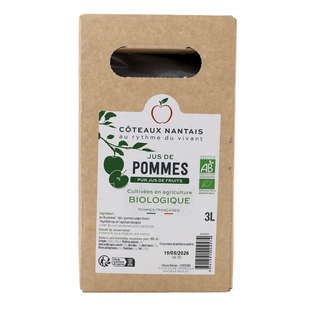 Jus de pomme en Bib Bio