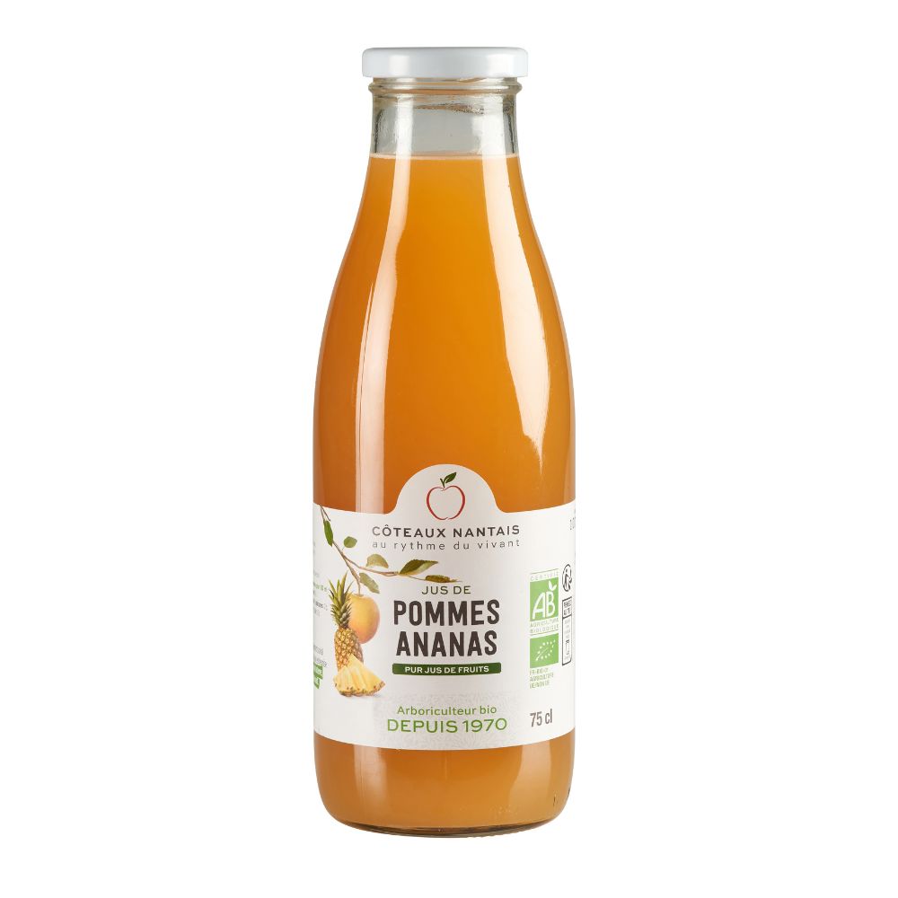 Jus de pommes ananas bio