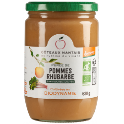 Purée Pomme Rhubarbe Bio