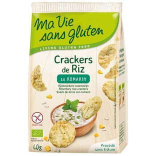 Crackers de riz au romarin bio