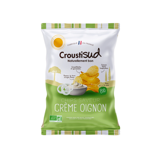 Chips crème et oignon bio