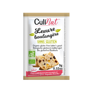 Levure boulangère sans gluten bio - 3x9g