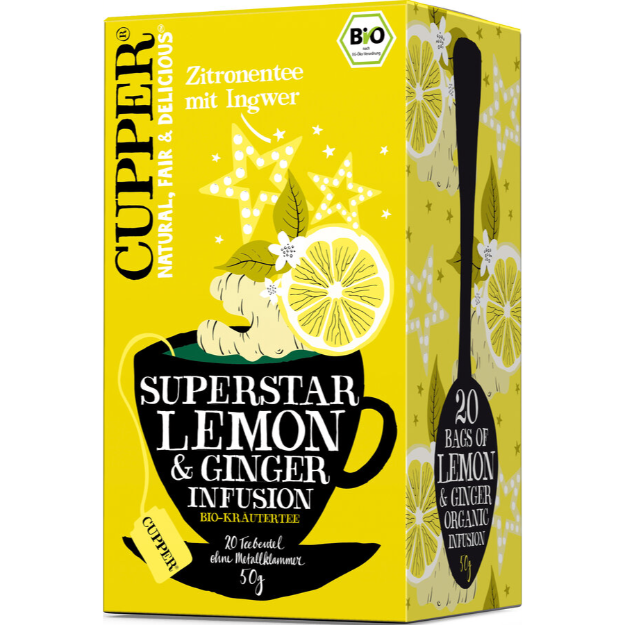 Bio Zitrone Ingwer Tee
