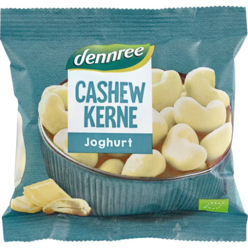 Bio Cashewkerne in weißer Joghurtschokolade