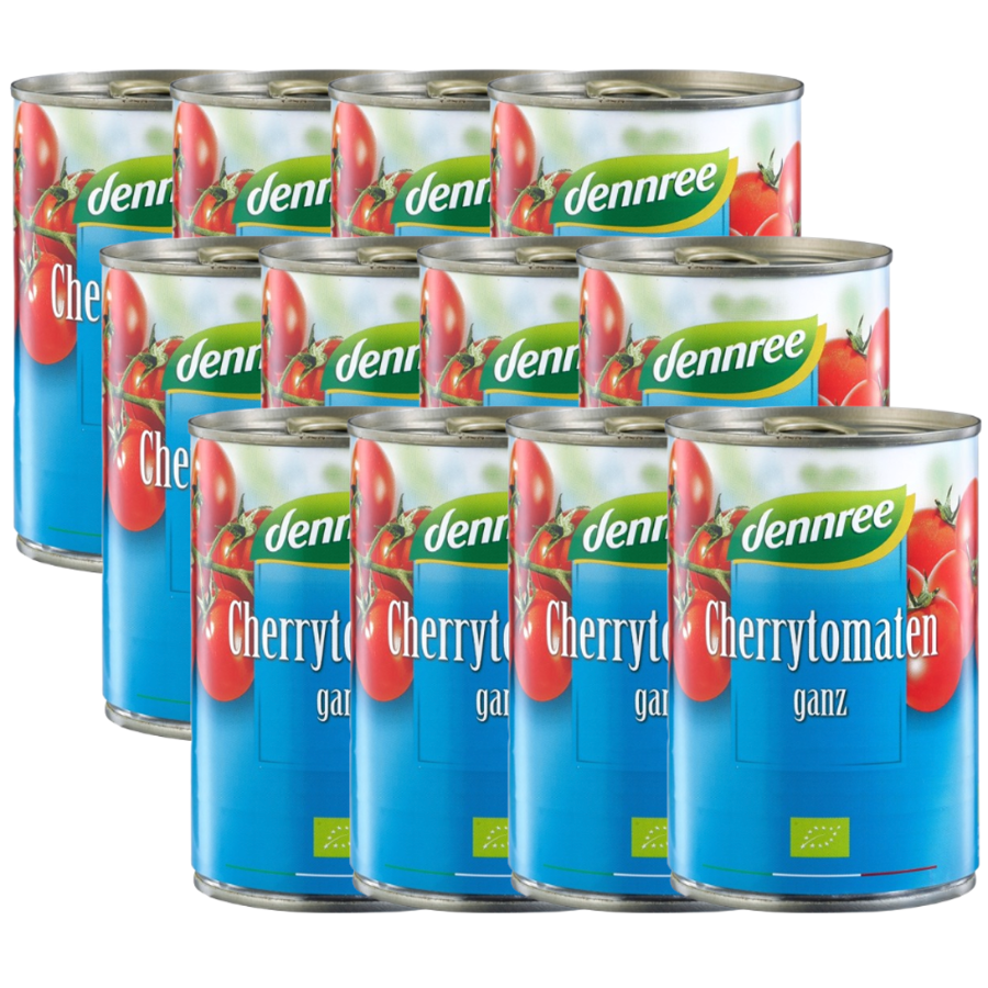 Bio Cherrytomaten ganz, Karton 12 Stk.