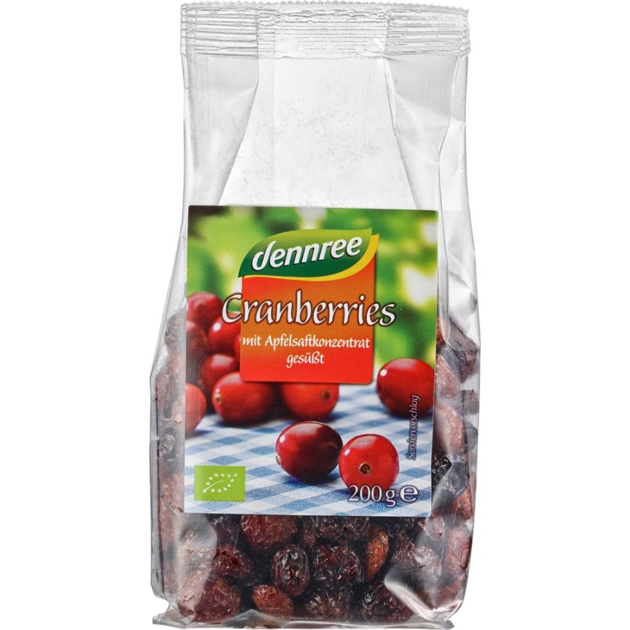 Bio Cranberries gesüßt