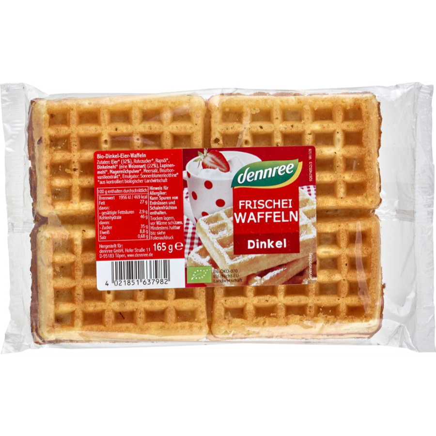 Bio Dinkel-Frischeiwaffeln