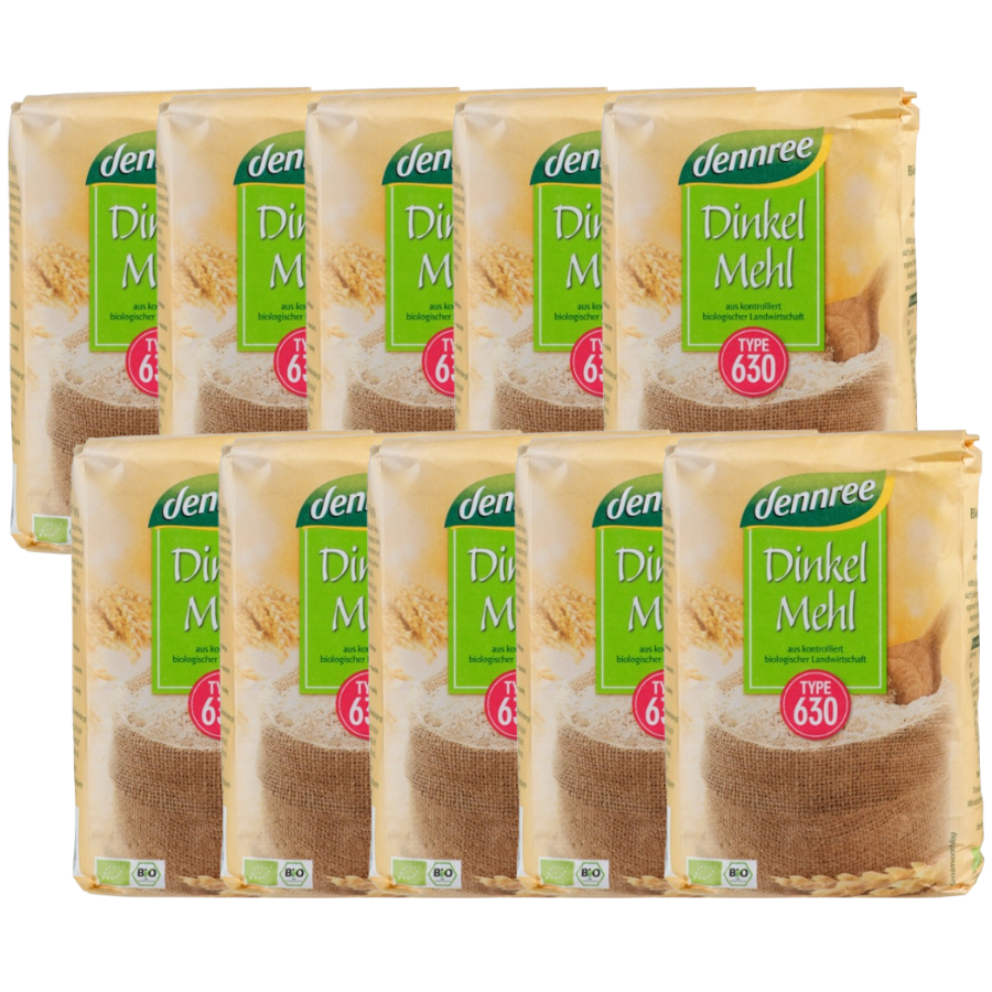 Bio Dinkelmehl Type 630, Karton 10 Stk.