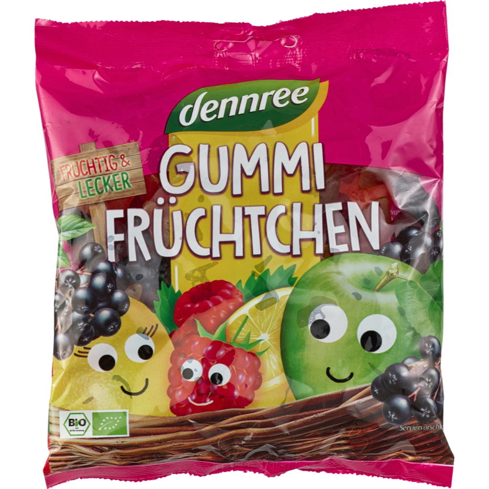 Bio Gummifrüchtchen, glutenfrei