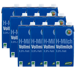 Bio H-Milch 3,5%, Karton 12 Stk.