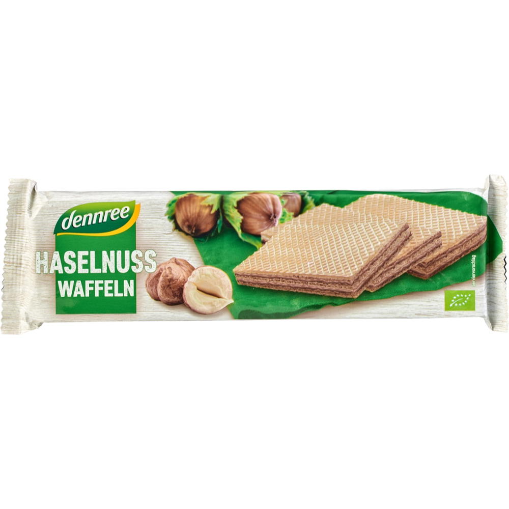 Bio Haselnuss-Waffeln