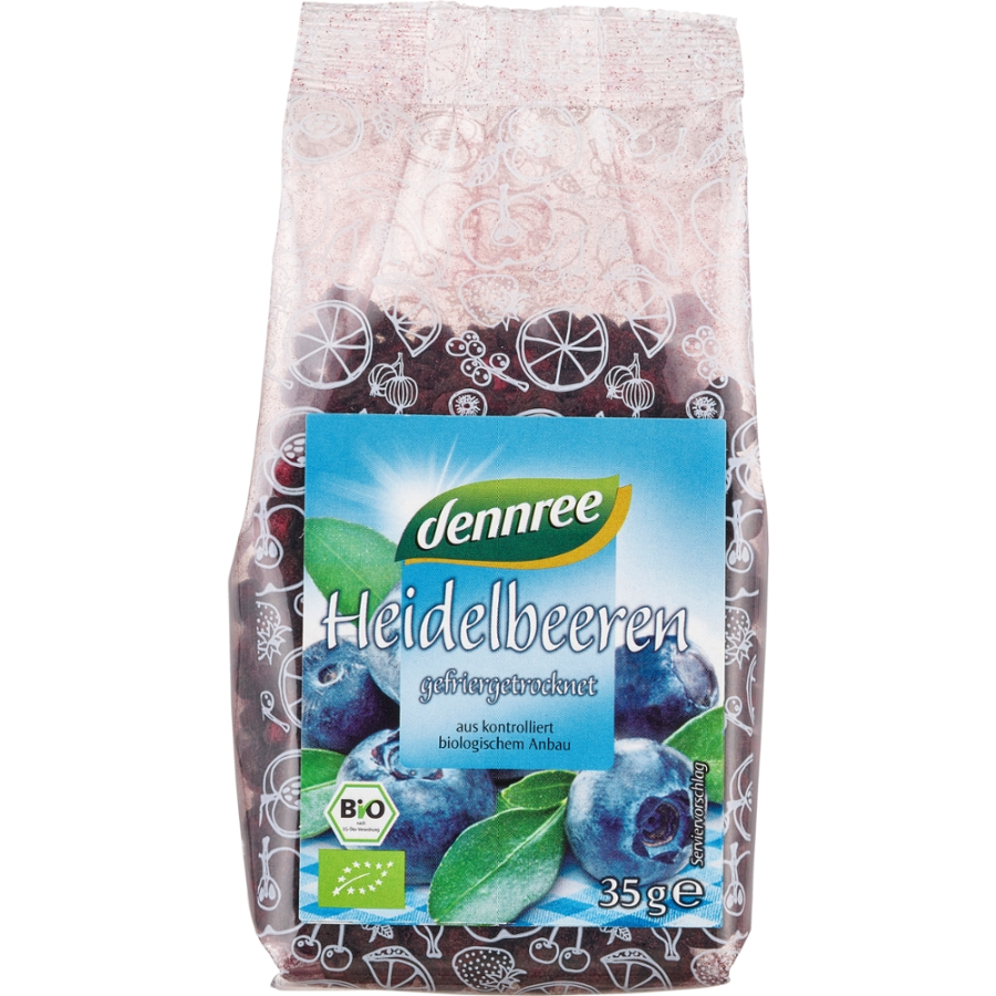 Bio Heidelbeeren gefriergetrocknet