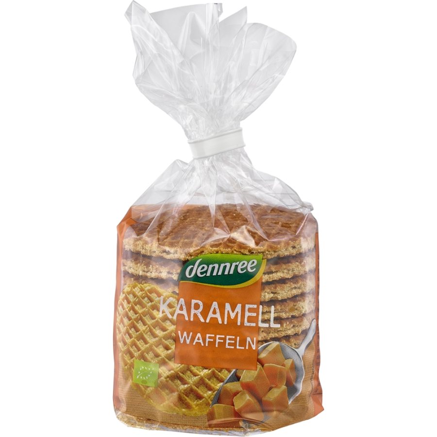Bio Karamellwaffeln