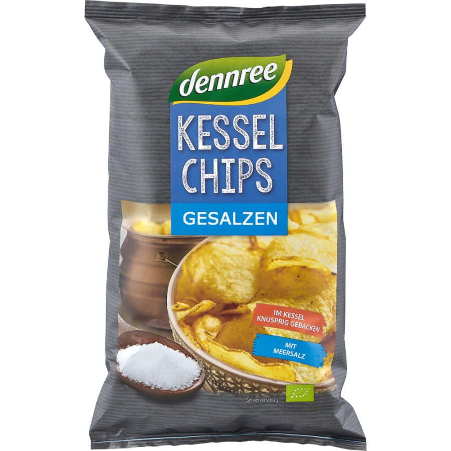 Bio Kesselchips Salz