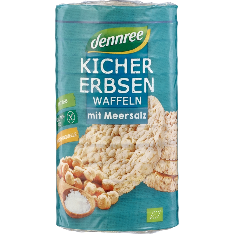 Bio Kichererbsenwaffeln gesalzen