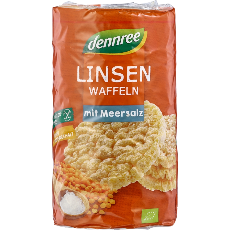 Bio Linsenwaffeln gesalzen