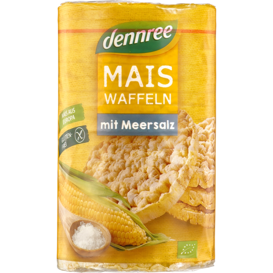 Bio Maiswaffeln mit Meersalz, glutenfrei