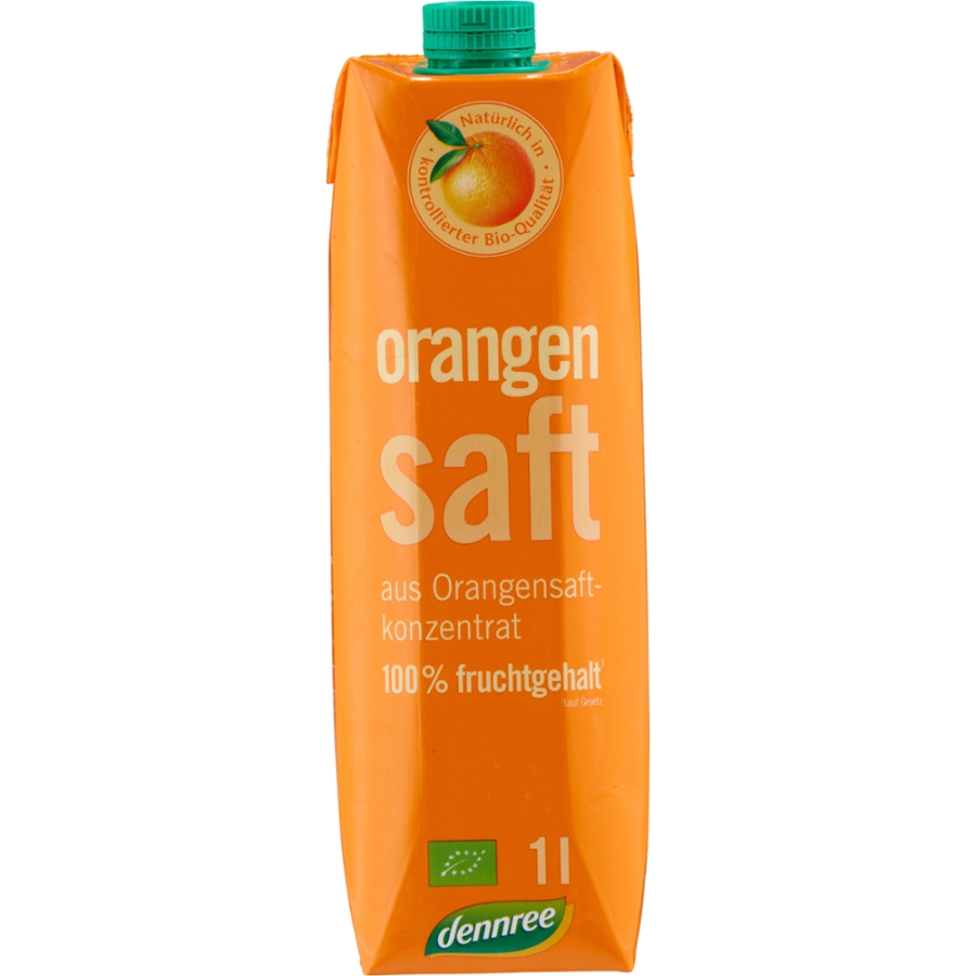 Bio Orangensaft aus Konzentrat