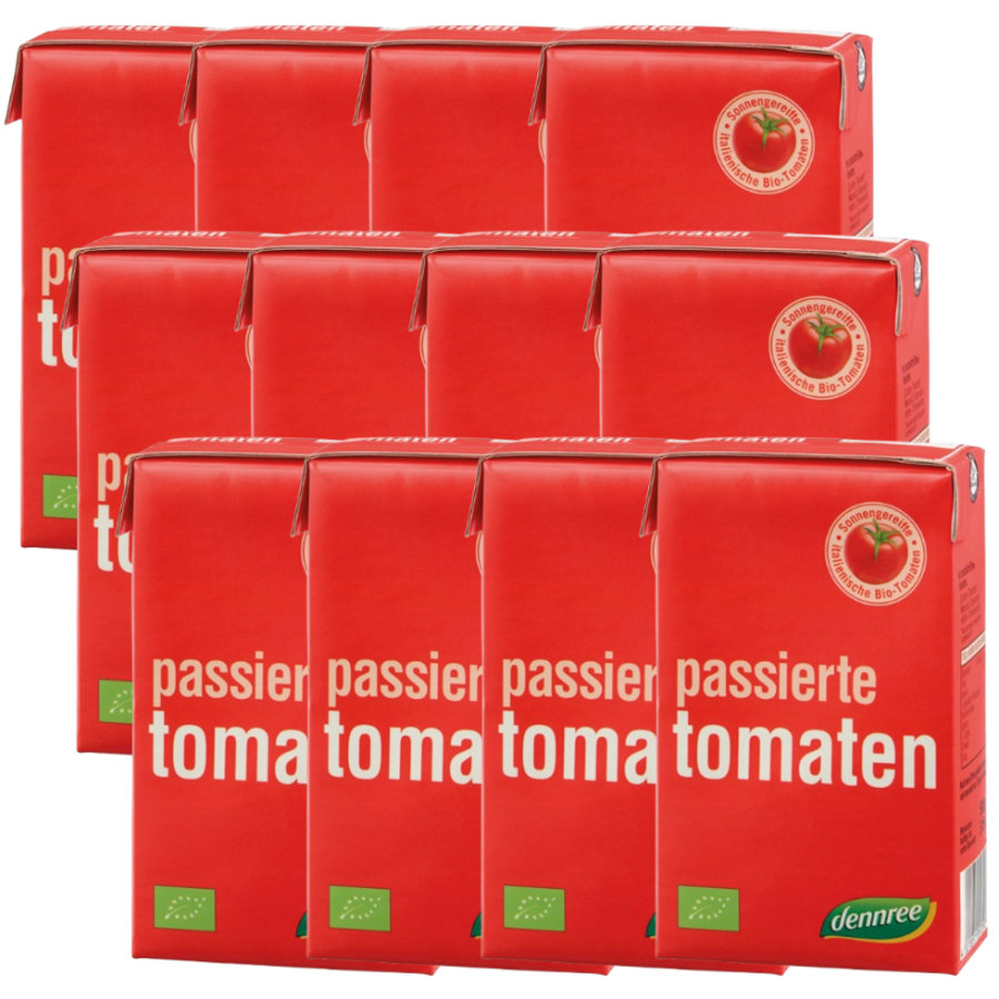 Bio Passierte Tomaten, Karton 12 Stk.