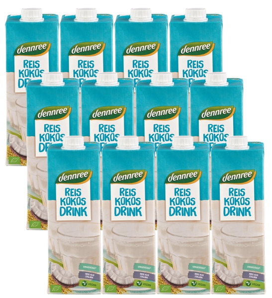 Bio Reis-Kokosdrink, Karton 12 Stk.