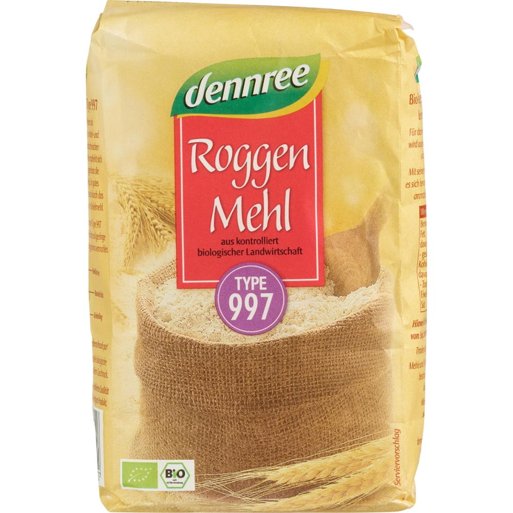 Bio Roggenmehl Type 997