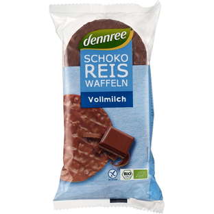 Bio Schokoreiswaffeln Vollmilch, glutenfrei