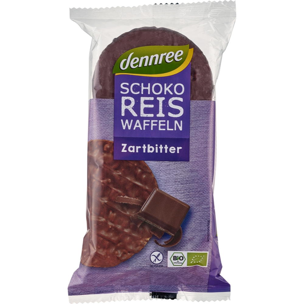 Bio Schokoreiswaffeln Zartbitter glutenfrei