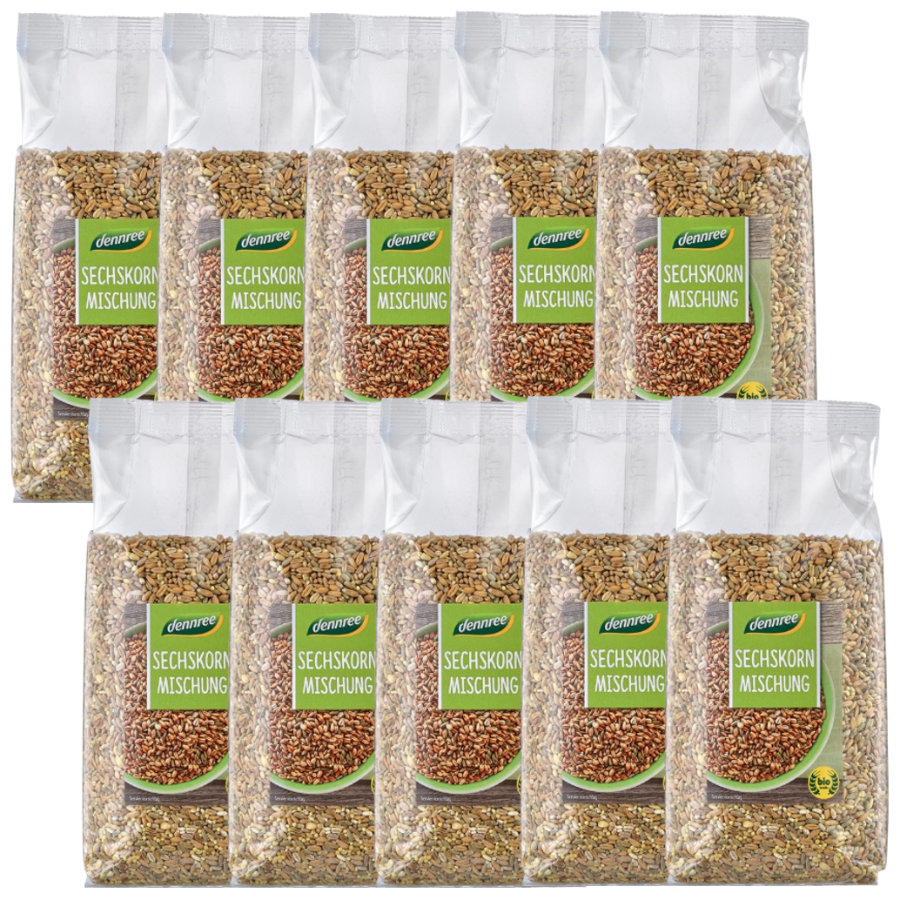 Bio Sechskorn-Mischung, Karton 10 Stk.