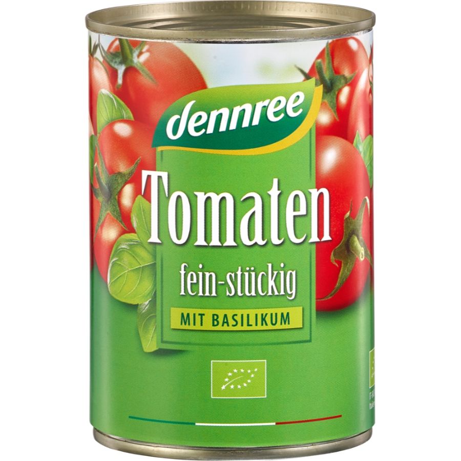 Bio Tomaten Basilikum fein-stückig