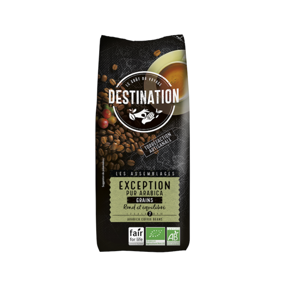 Café en grains pur arabica bio et équitable