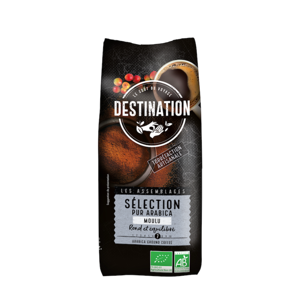 Café moulu sélection pur arabica bio