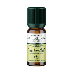 Huile essentielle citronnelle de Ceylan bio