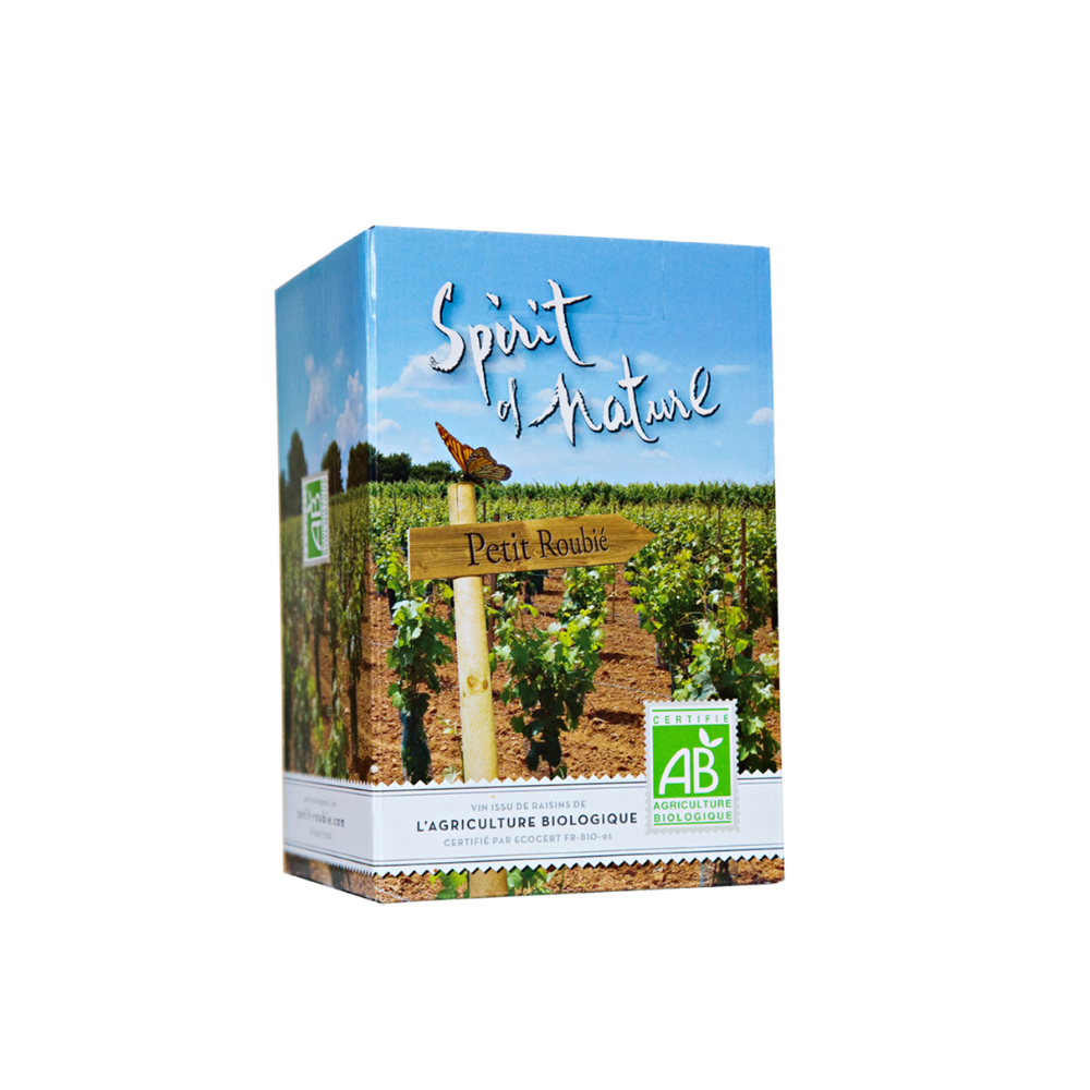 Vin rouge - IGP Pays d'Oc petit roubié 12° bio