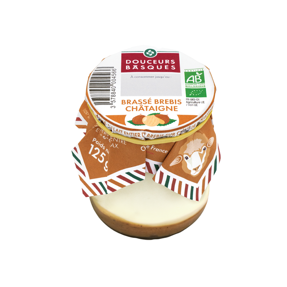 Yaourt de brebis brassé à la châtaigne bio