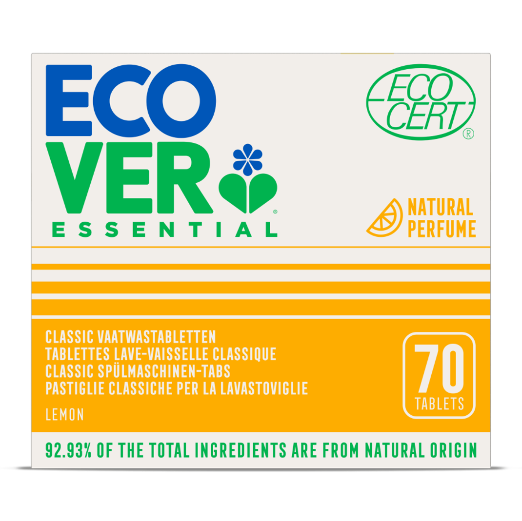 Tablettes lave-vaisselle certifiées ecocert x 70