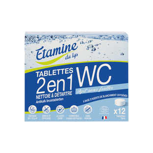 Tablettes WC 2 en 1 x 12