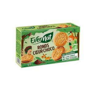 Biscuits rond coeur choco bio