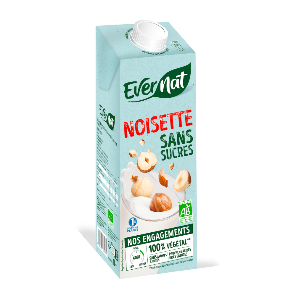 Boisson noisette intense sans sucre bio