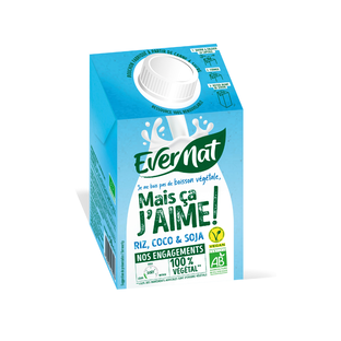 Boisson riz coco soja bio