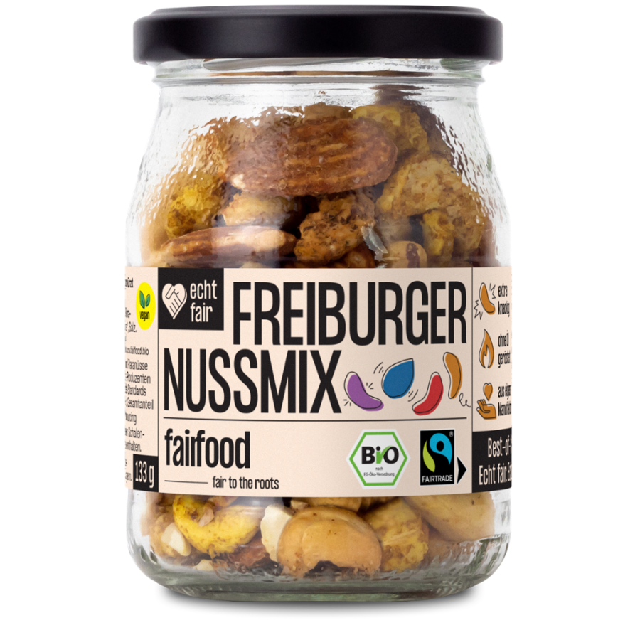 Bio Fairer Nussmix geröstet & bunt gewürzt