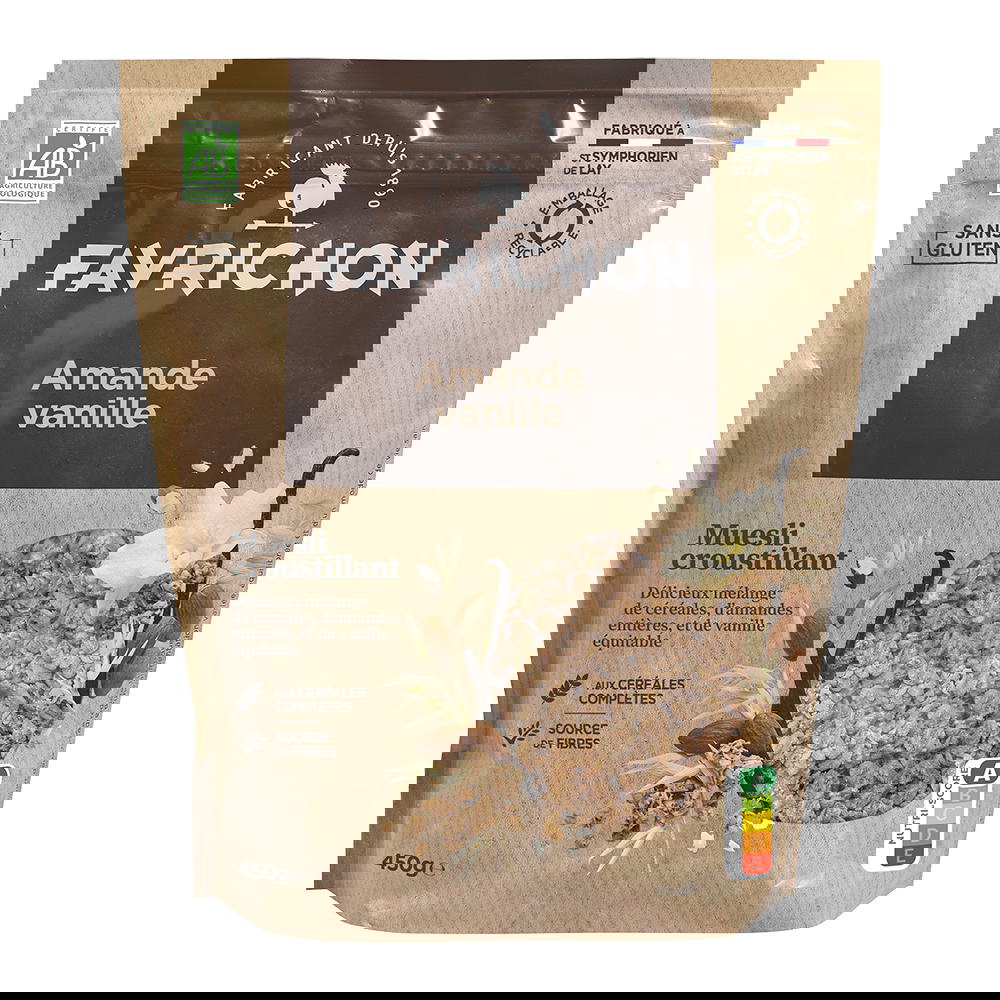 Muesli Croustillant Amande Vanille Sans Gluten Bio