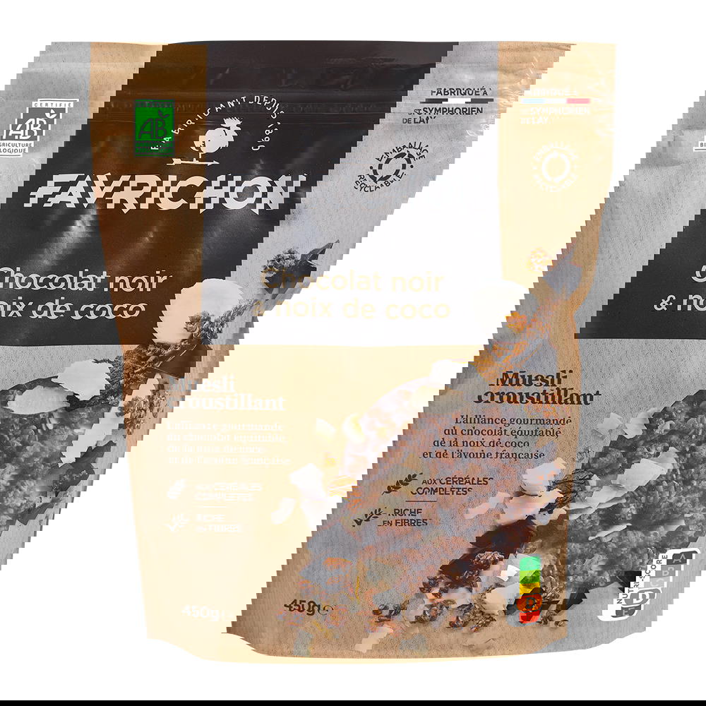 Muesli Croustillant Chocolat Coco Bio