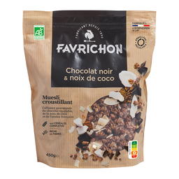 Muesli Croustillant Chocolat Coco Bio